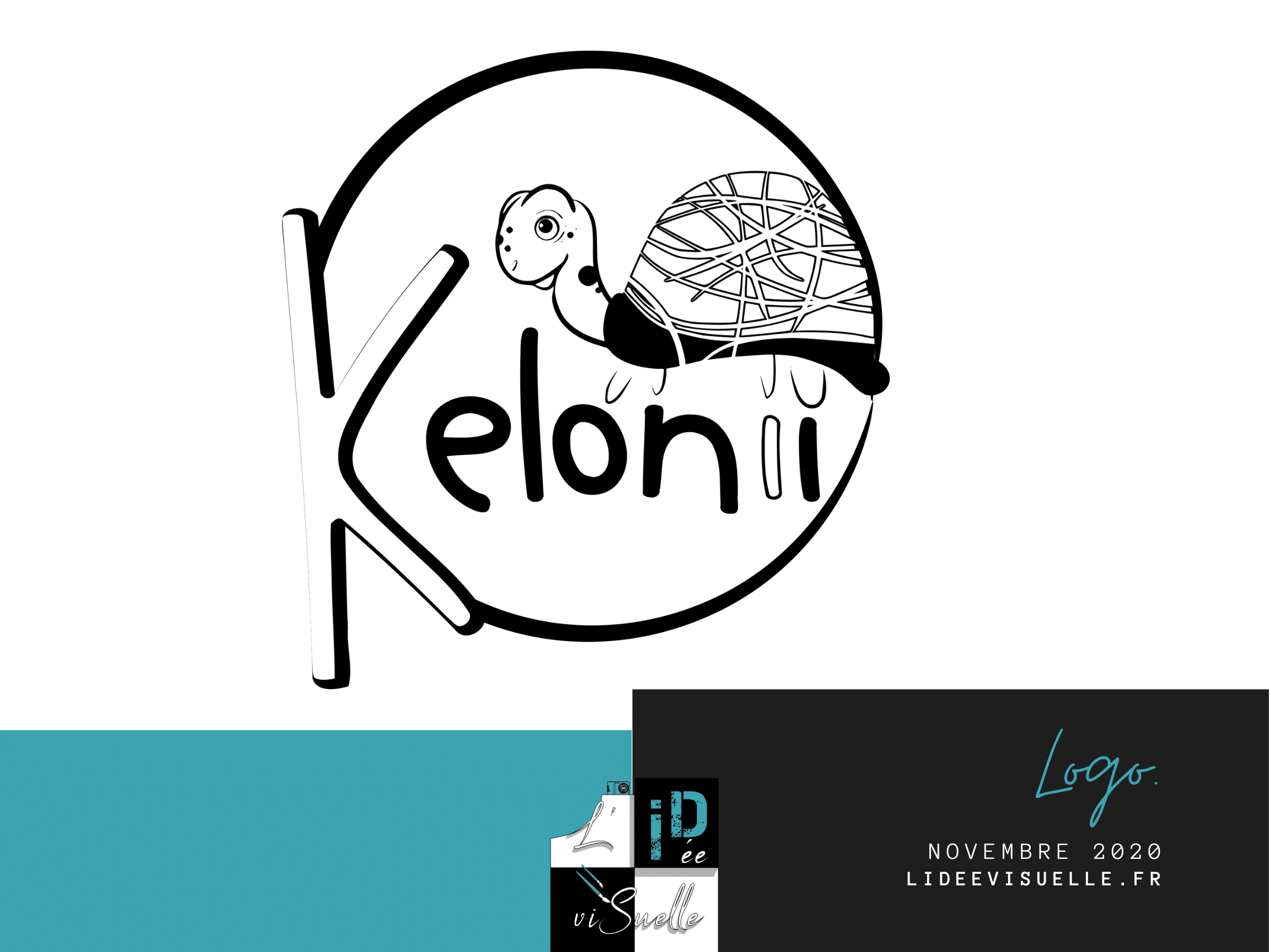 Logo Kelonii , création de logo ouest lyonnais, rhône, monts du lyonnais, graphiste